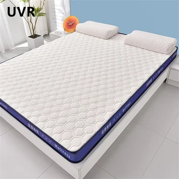 UVR Домашний латексный матрас из трикотажной ткани, складной дышащий матрас Татами, Одноместный двуспальный матрас для спальни, помогающий спать в натуральную величину