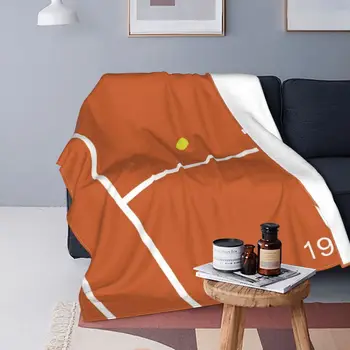 Минималистичное теннисное ультрамягкое одеяло из микрофлиса, современное удобное, подходит для защиты от наполнения дивана.