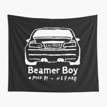 Lil Peep Beamer Boy Car Sfw Модный Декор Комнаты С Рисунком Гобелена Разноцветная Мандала Печатный Гобелен Индийская Стена Ковер Для Спальни