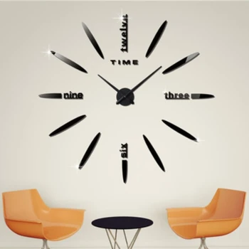 Бескаркасные часы с простым модным дизайном, висящие на стене, Современные бесшумные часы, Круглые, не тикающие предметы для украшения дома Reloj Par.