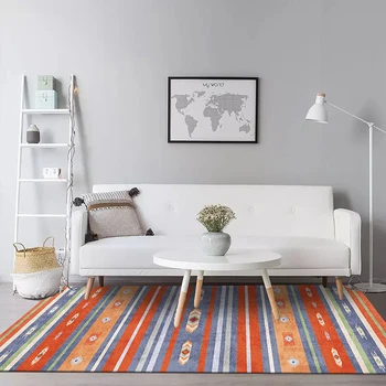 Богемный прикроватный коврик Ins, ковры в марокканском этническом стиле для гостиной, Скандинавские ковры для спальни, Настраиваемый ковер для гардероба
