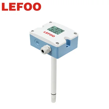 Датчик температуры и влажности канального типа LEFOO, датчик температуры и влажности 4-20 ма с дисплеем для теплицы
