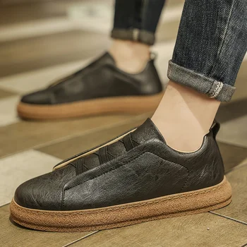 Мужская повседневная обувь, черные белые кроссовки на шнуровке, мужская обувь, легкие кроссовки для ходьбы, мужские Tenis masculino zapatillas hombre