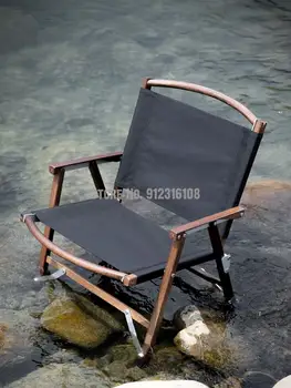 Складной стул для кемпинга на открытом воздухе, переносной стол и стул из массива дерева, скамейка, маленький стул, пляжный стул