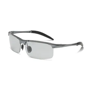 Квадратные фотохромные солнцезащитные очки, мужские очки, меняющие цвет, Солнцезащитные очки для мужчин, для спортивного вождения, Мужские солнцезащитные очки UV400