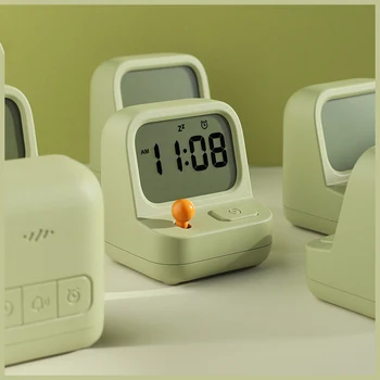 Мини-портативный игровой автомат Будильник Детские Милые цифровые часы Креативные Ретро Многофункциональные Настольные часы с отсчетом времени повтора