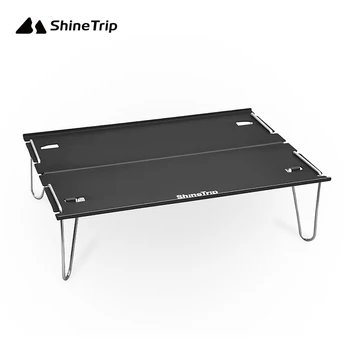 Уличный стол ShineTrip Складной Портативный из алюминиевого сплава Сверхлегкий Поход на природу Кемпинг Барбекю МИНИ-стол Мебель для кемпинга