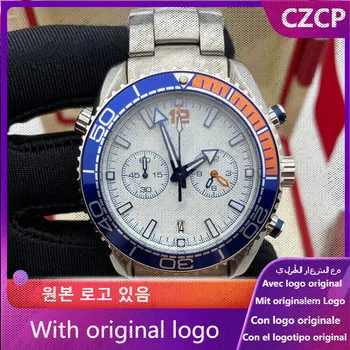Мужские часы CZCP 904l Кварцевые часы из нержавеющей стали 44 мм-OG