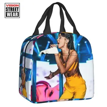 2023 Custom Aitana Concert Lunch Bag Мужчины Женщины Охладитель Теплый Изолированный Ланч-Бокс Для Детей Школьная Сумка Для Хранения Свежих Фруктов Lunchbag