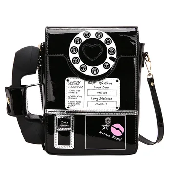 2023 Женская забавная сумка через плечо, модная сумка в форме телефона для девочек, женская ретро-сумка с верхней ручкой, милая сумка-мессенджер