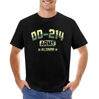 Футболка DD 214 Alumni US Veteran, забавные футболки, одежда каваи, одежда хиппи, простые футболки для мужчин