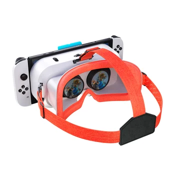 VR-гарнитура, разработанная для OLED-консоли Nintendo Switch & Switch с регулируемым объективом для игр в виртуальной реальности