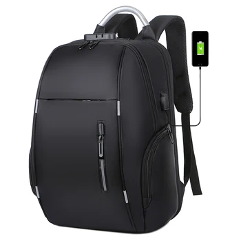 Рюкзаки AIWITHPM, Противоугонный рюкзак для путешествий с USB-зарядкой объемом 22 л, 15,6-дюймовые рюкзаки для ноутбуков, водонепроницаемые спортивные школьные сумки на открытом воздухе