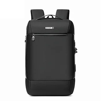 Деловой рюкзак для мужчин, роскошный Противоугонный Водонепроницаемый школьный ноутбук, дорожная сумка для зарядки через USB, эстетичный дизайн