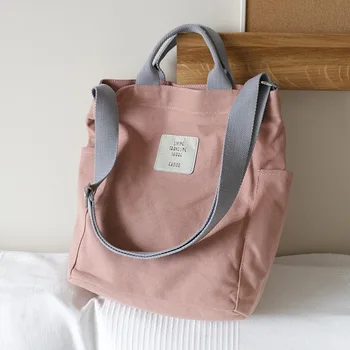 Художественная холщовая сумка через плечо, простая маленькая свежая сумка-мессенджер, повседневная тканевая сумка для покупок, кошельки и сумки для покупок