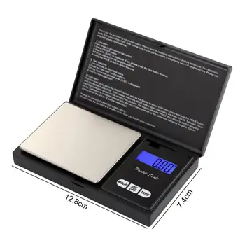 Ювелирные весы Мини Цифровые весы Прецизионные измерительные инструменты для домашних украшений Портативные цифровые весы с высокой точностью для граммов для пищевых продуктов