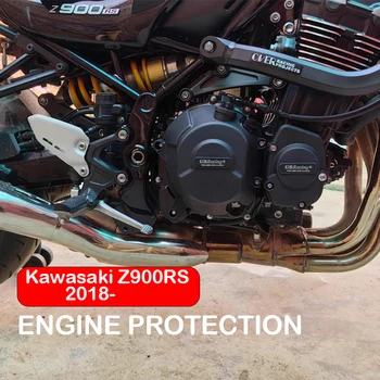 Протектор крышки двигателя мотоцикла для Kawasaki Z900RS 2018-2023 Комплект защиты крышки двигателя мотоцикла