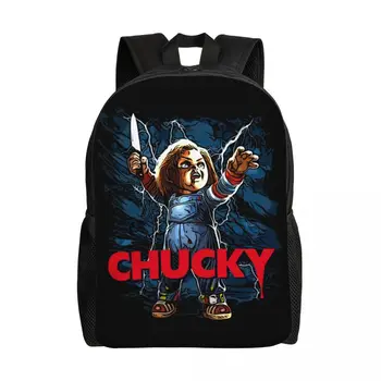 Рюкзак для ноутбука Child's Play Doll Chucky для мужчин и женщин, повседневная сумка для книг для студентов колледжа, сумки для хороших парней