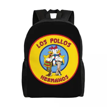 Во все Тяжкие Los Pollos Hermanos Дорожный Рюкзак Школьный Для Ноутбука Сумка Для книг The Chicken Brothers Студенческий рюкзак Колледжа Сумки