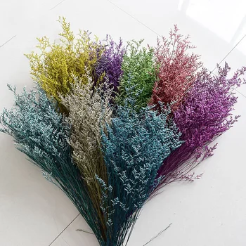 Натуральный Настоящий Сушеный цветок Love grass, Декоративный материал для букета цветов, сохраненный цветочный декор для свадьбы Святого Валентина