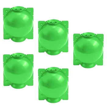 5 штук шарикового устройства для размножения и укоренения растений-Многоразовый ящик для прививки растений (зеленый)