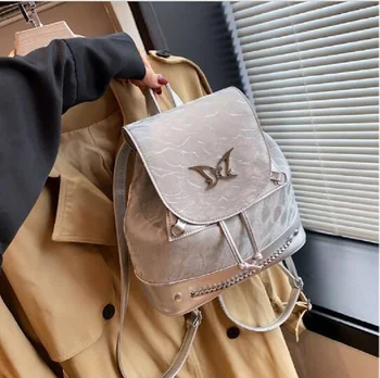 Женский модный тренд, роскошные двойные сумки через плечо, дорожный рюкзак большой емкости, школьная сумка для подростков, рюкзаки для девочек