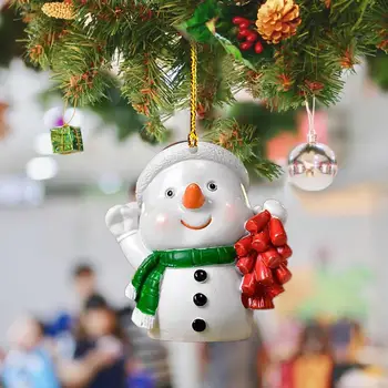 Рождественский орнамент в виде лягушки, Рождественский орнамент, Очаровательные елочные украшения своими руками 2023, Подвеска в виде снеговика, Кукольные украшения на Рождество