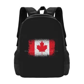 Официальный флаг Канады, сумка с рисунком, Студенческий рюкзак, официальный флаг Канады, Страна, которую я люблю Канада, Флаг Канады