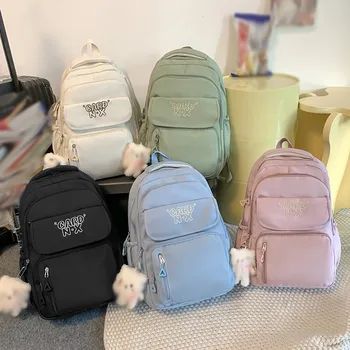 Рюкзак большой емкости Корейская версия нового школьного ранца для девочек-подростков 2023 года Mochila для путешествий