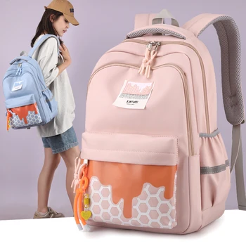 Элегантный дизайн повседневного симпатичного рюкзака для женщин для путешествий 2023 Новая нейлоновая мода для девочек-подростков Женские школьные сумки большой емкости для ноутбука