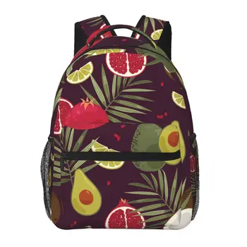 Мужской Женский рюкзак Тропические фрукты Пальмы Школьный ранец для женщин Мужская Модная сумка 2023 года Студенческий рюкзак