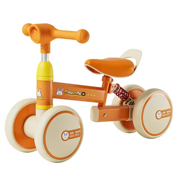 Детский балансировочный автомобиль без педалей, руление, детская горка, поворотная машина