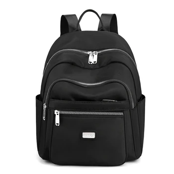 Многофункциональный дорожный рюкзак на двойной молнии для женщин, девочек-подростков, рюкзак для ноутбука, студенческая нейлоновая сумка через плечо, сумка для школьных книг