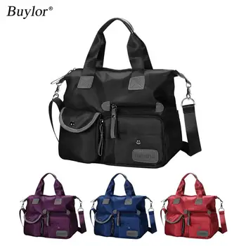 Женская сумка Buylor из нейлона, модные сумки, водонепроницаемая сумка через плечо, Многофункциональная сумка для путешествий, мессенджер
