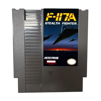 8-Битная Игровая карта с 72 контактами F-117A-Stelth-Figther Видеоигра с Картриджем NTSC и Pal версии Для NES