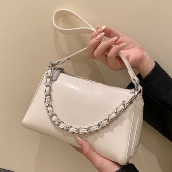 Корейская шикарная сумка через плечо для женщин, новая модная летняя сумка 2023 подмышками, сумочка для званого ужина, простые сумки через плечо для горячих девушек