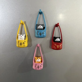 Доступны оригинальные и разнообразные стили, красочная и симпатичная сумка на вынос, смеющийся кот, панда, семейная игрушка