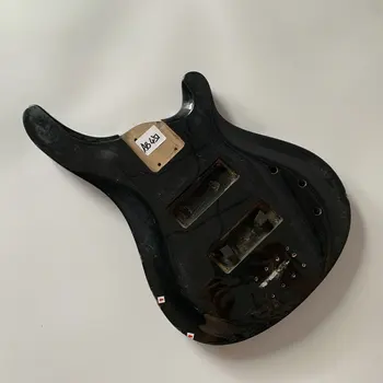 AB451 Поврежденный корпус баса заднего цвета, 4-струнный электрический бас, запчасти для гитары своими руками, Активные звукосниматели Правая рука для замены
