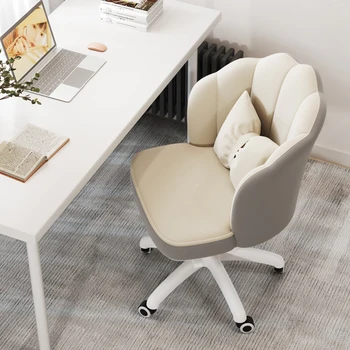 Эргономичное Офисное кресло Nordic, Поворотная поддержка шеи, Удобная поддержка поясницы, Офисное кресло с откидной спинкой, мебель Sillas