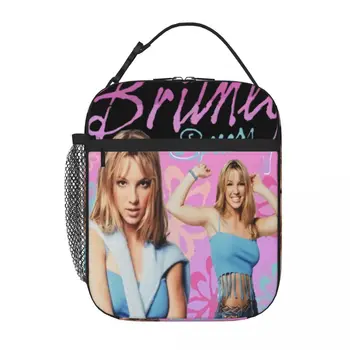 Бритни Спирс, рэп, Хип-хоп, Ретро Винтаж, Новая сумка для ланча, термосумка, Милая сумка для ланча, сумки для ланча для женщин