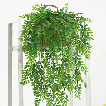 Реалистичные искусственные растения для использования в помещении Реалистичные Искусственные Зеленые растения Небольшие листья самшита Настенные для мебели для дома