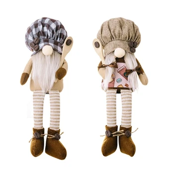 Кофейные гномы шеф-повара безликие-кукольные украшения для украшения кухни фермерского дома W3JE