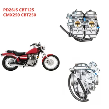 Двухцилиндровый Карбюратор Мотоцикла PD26JS Для Honda CBT125 CBT250 CMX250 CA250 CB250 250CC
