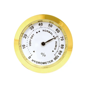 Мини-термометр для помещений, гигрометр, датчик температуры и влажности для дома, комнаты, улицы, механический Диаметр 37 мм