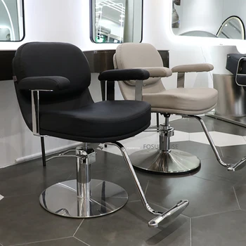 Профессиональное парикмахерское кресло из искусственной кожи Nordic Салонная мебель для салона красоты Парикмахерское кресло Стул для парикмахерской