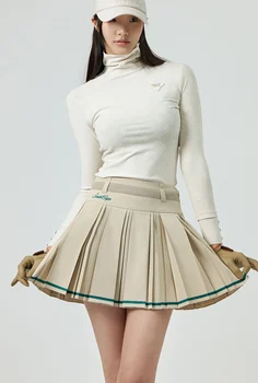 Плиссированная юбка для гольфа South Cape, женская короткая юбка средней длины, Модное уменьшающее возраст платье для отдыха, спорта и гольфа на открытом воздухе