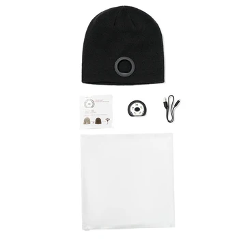 Многофункциональная модная шапка Hot Cap Зимняя вязаная шапка с ночной подсветкой для кемпинга, путешествий, прогулок