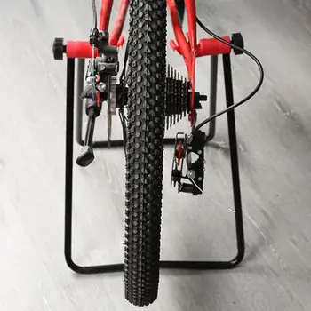 Хорошая треугольная вертикальная парковочная стойка из алюминиевого сплава, вращающаяся на 360 градусов, легкая подставка для ремонта велосипедов припаркуйте велосипед
