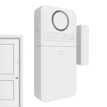 Дверная сигнализация для домашней безопасности Дверная сигнализация для бассейна для домашней безопасности Датчик двери с обязательной задержкой сигнала тревоги с высоким децибелом или режим дверного звонка для
