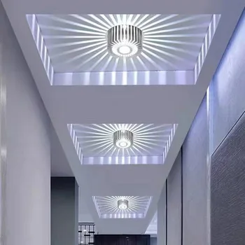 Светодиодное внутреннее освещение Энергосберегающее внутреннее освещение Защищает глаза Осветительный прибор Простота установки Долговечность для спальни ванной комнаты